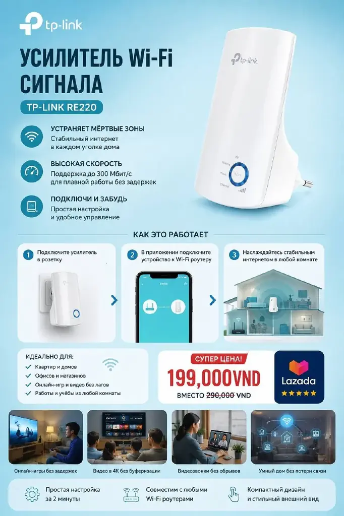 TP-Link — усилитель Wi-Fi сигнала