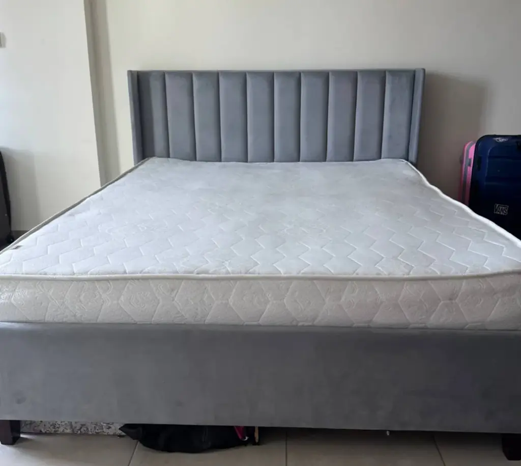 Двуспальная кровать + матрас King Size кровать 180×200 с подъёмным механизмом