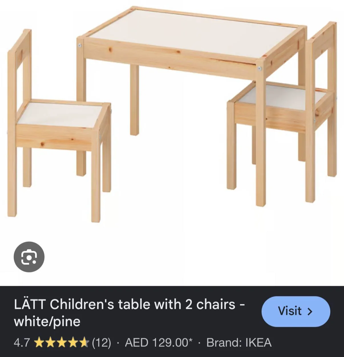 IKEA столик с стульчиками