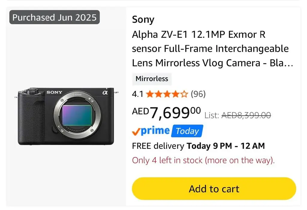 Продаю камеру Sony Alpha zv-e1, куплена в июне прошлого года