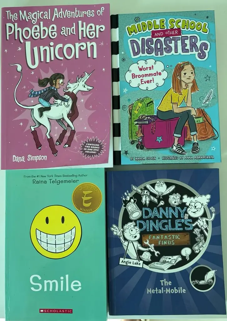 Комиксы на английском, для 9-11 лет, 40 AED за все
