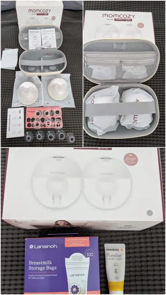 *Momcozy M5 Double Electric Wearable Breast Pump*