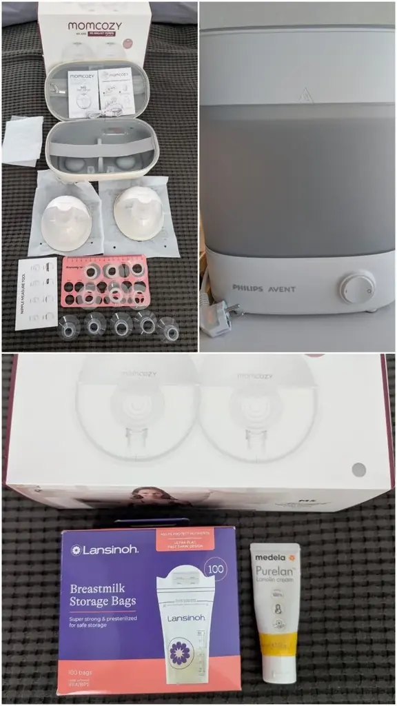 *Momcozy M5 Double Electric Wearable Breast Pump*