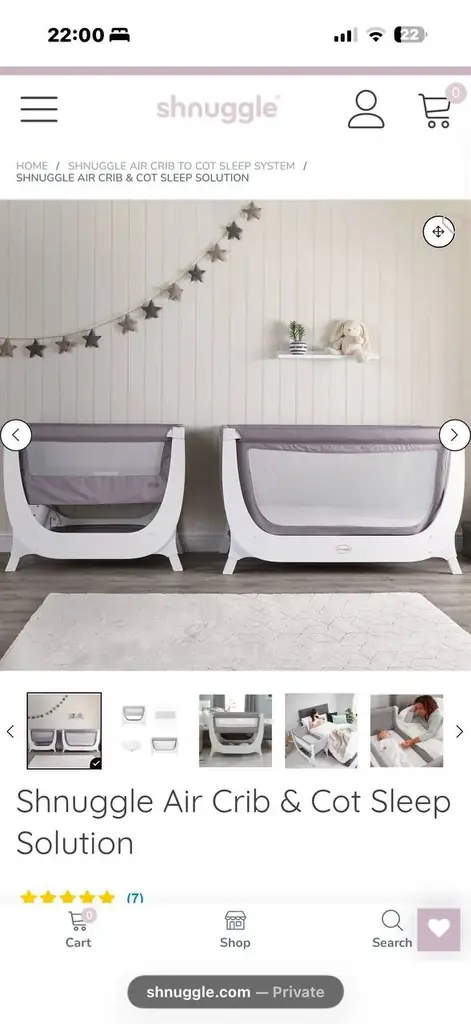Продаю кроватку Shnuggle air cot &bed трансформер