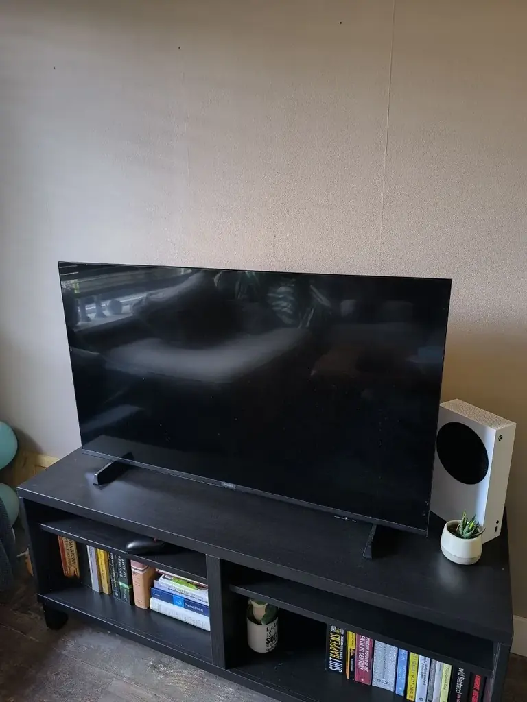Selling this 43-inch Philips PUS8009 4K UHD LED Ambilight TV, with 3-sided Ambilight, Titan OS and …