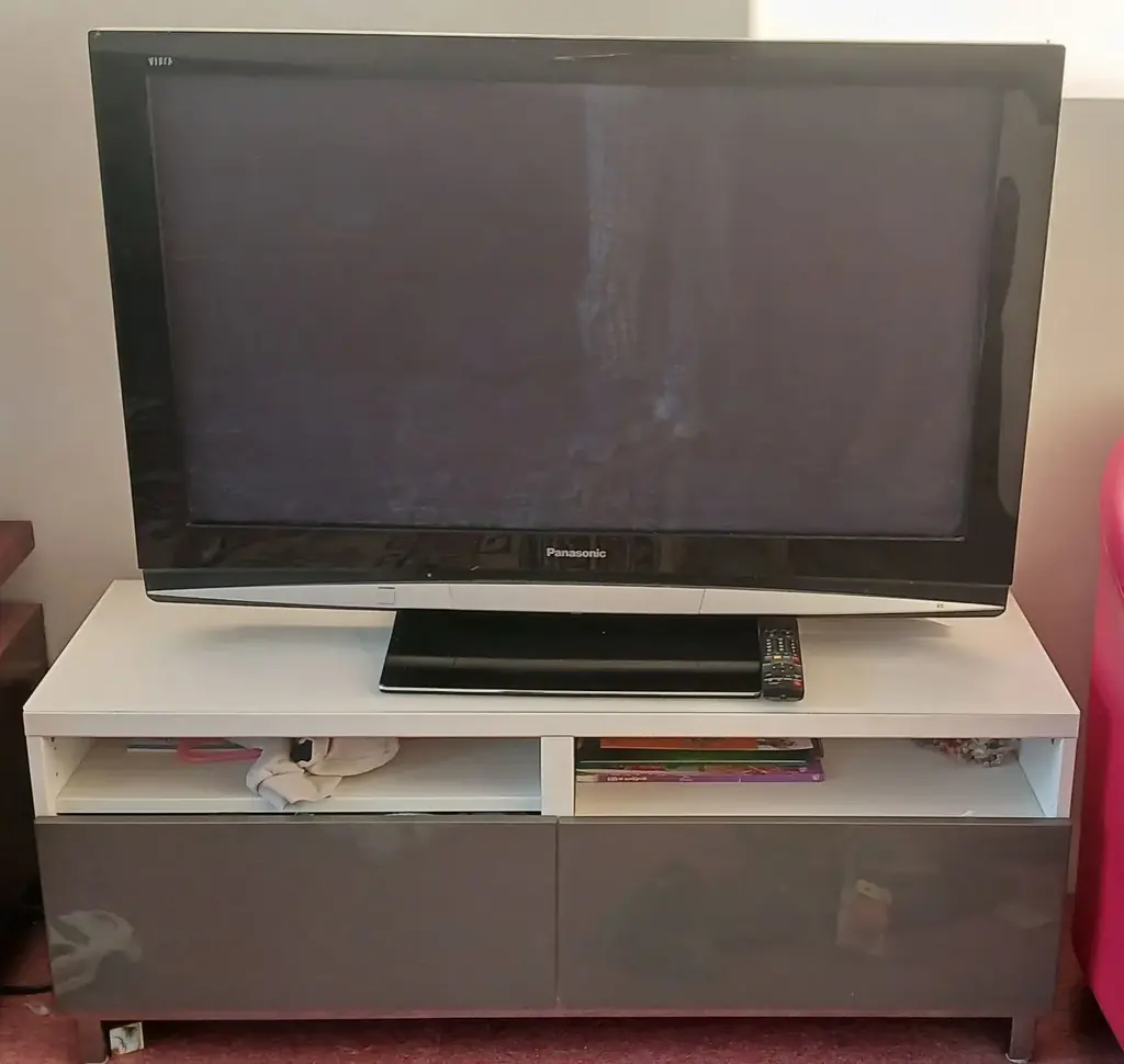 42 inch TV with remote and TV table. €40 for all