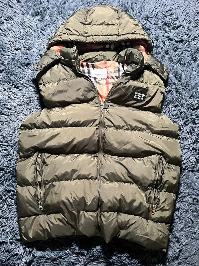 Burberry Hooded Down Puffer Vest