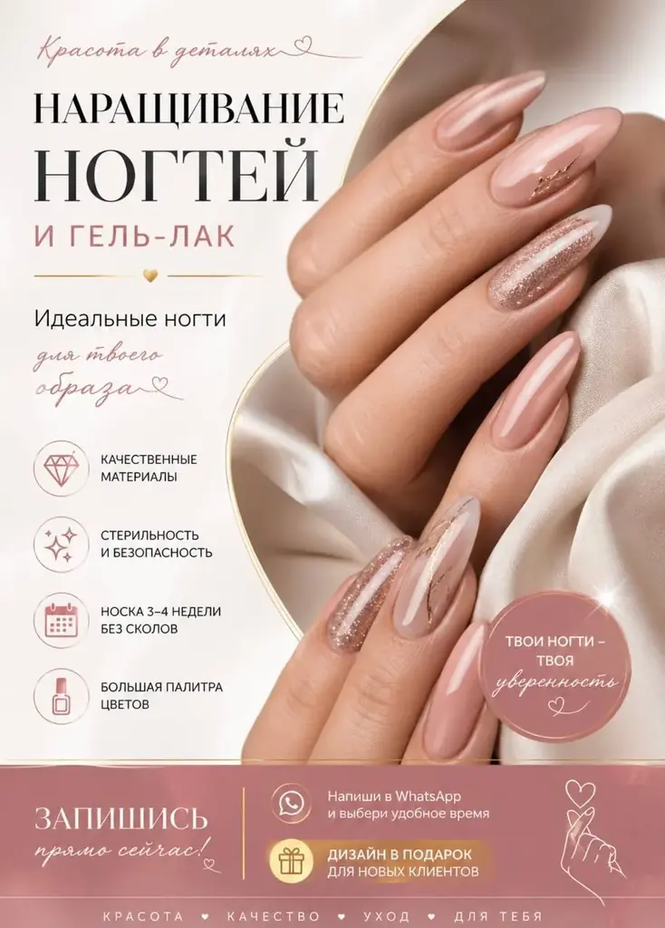 Доброго времени суток я мастер по маникюру 💅наращивание ногтей гель лак по очень доступным ценам з…