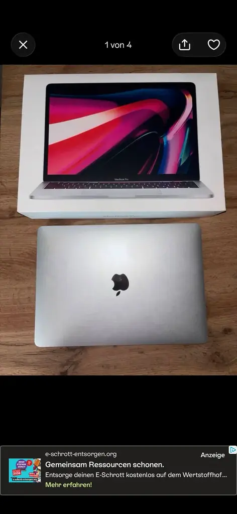 Продаю MacBook Pro 13” с чипом M1.