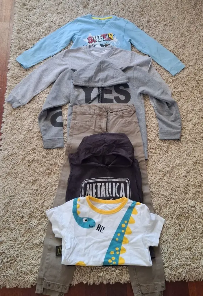 Продам пакет вещей на мальчика 4-6 лет. Замеры могу сделать. Вещи в очень хорошем состоянии. За всё…