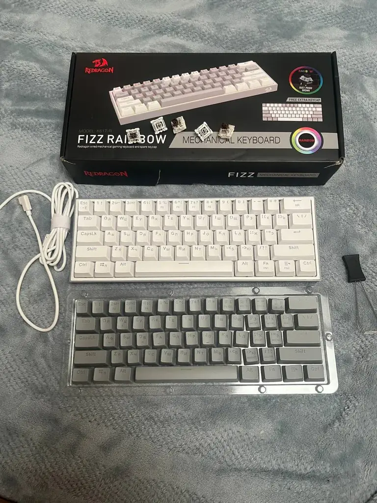 Redragon Fizz K617-R Rainbow механическая клавиатура