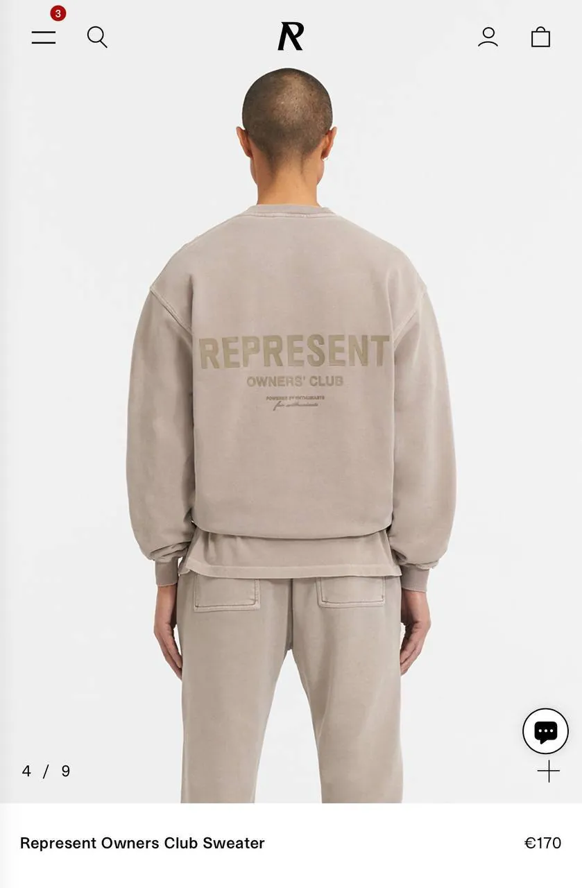 Свитшот Represent размер М, оригинал, идеальное состояние. Хлопок 100%
