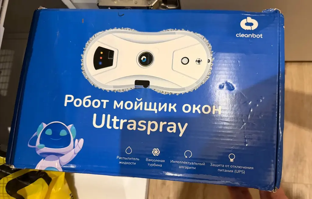 Продаю робот-мойщик окон, зеркал, фасадов и других гладких поверхностей Cleanbot Ultrasprey. В идеа…