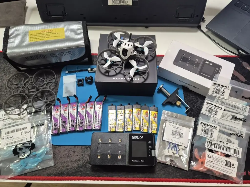 🛸 Продам FPV дрон BnF BetaFPV Meteor 75 Pro HD (DJI O4 Lite) ELRS + запчасти