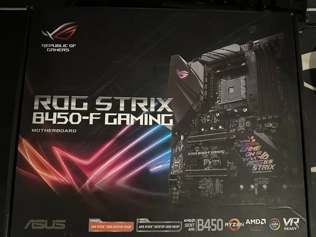 Продам материнскую плату ASUS ROG STRIX B450-F GAMING