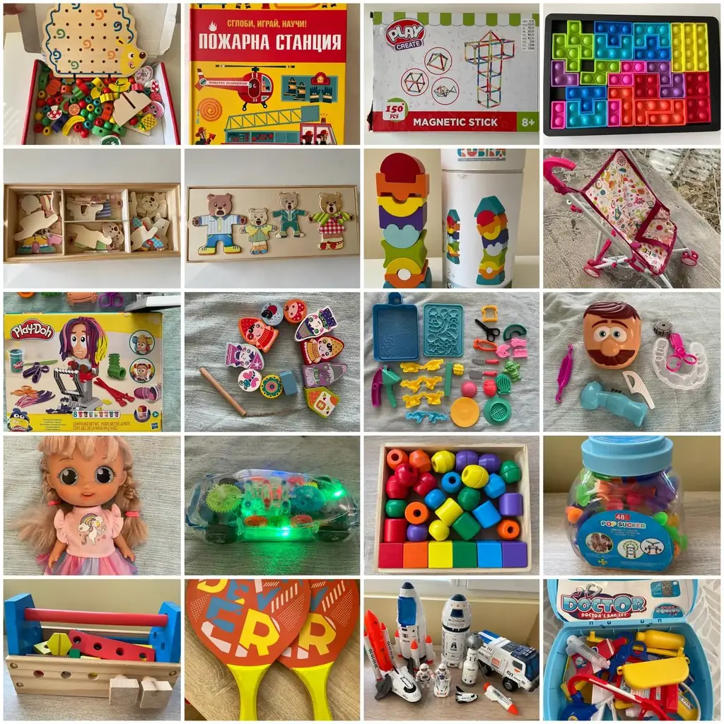 Детские игрушки, от 4 €/шт.