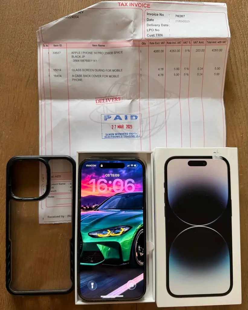 Продам свой📱 iPhone 14 Pro 256GB Space Black — в отличном состоянии