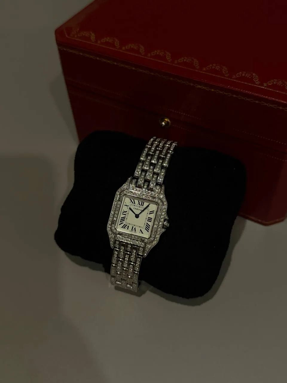 Cartier Panthère Steel с бриллиантами. Полный комплект.