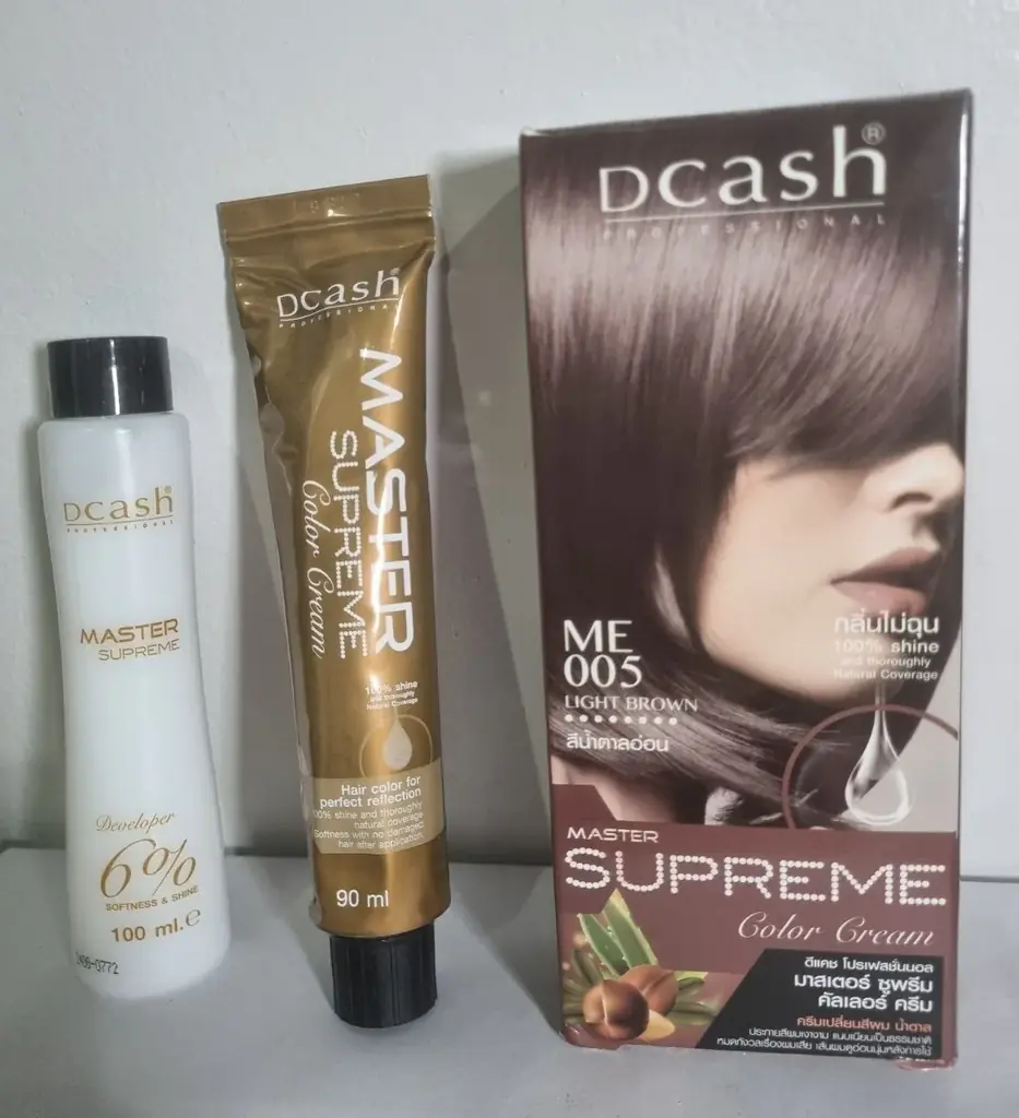 1. Краска для волос + окислитель (DCash) | 100฿ | Состояние: новое