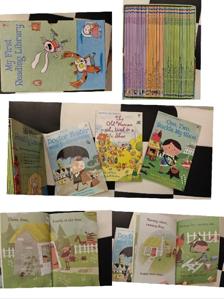 Набор детских книг Usborne «My First Reading Library» (50 книг) - 200 бат