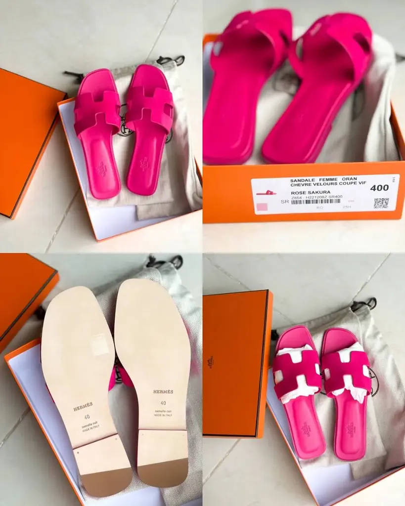 👠 Продаю оригинальные сандалии Hermes Oran в цвете Rose Sakura, размер 40.