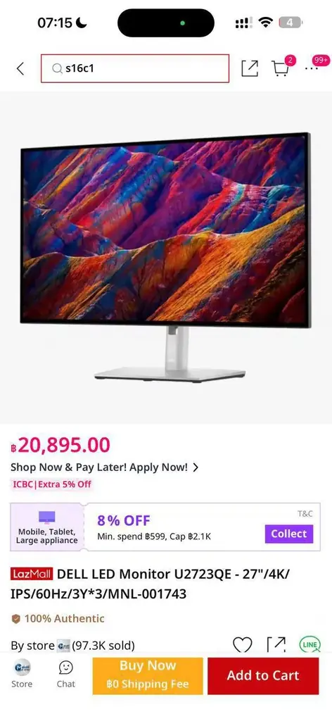 Продаю монитор Dell U2723QE 4K USB-C UltraSharp 27”