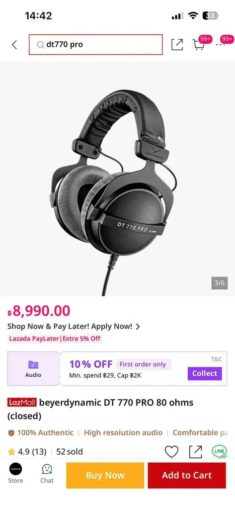 Продам Beyerdynamic DT 770 Pro 80 Ohm