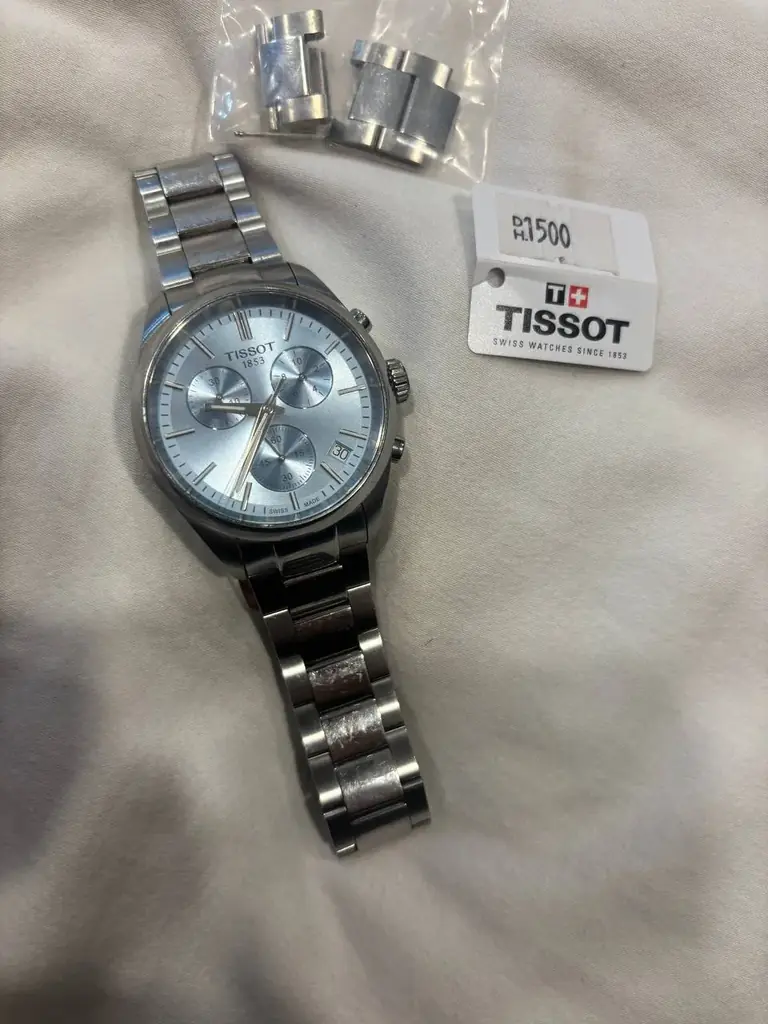 Tissot watch PR 100 Chronograph Ice Blue