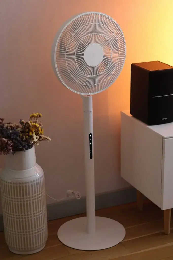 Xiaomi Smart Standing Fan Pro Slim, White — умный вентилятор с тихой работой и регулировкой скорост…