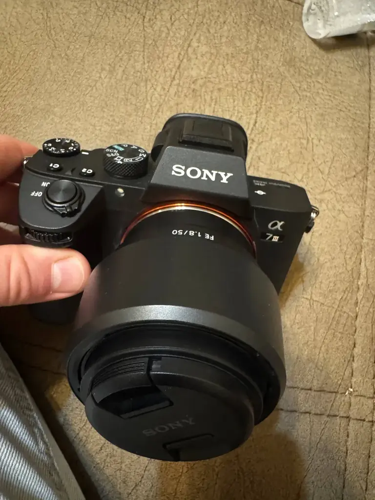Фотоаппарат sony a7 iii объектив Sony 50 1.8