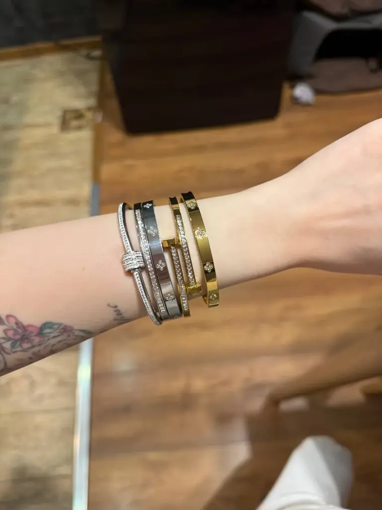 Новые Браслеты по мотивам Van Cleef из нержавеющей стали