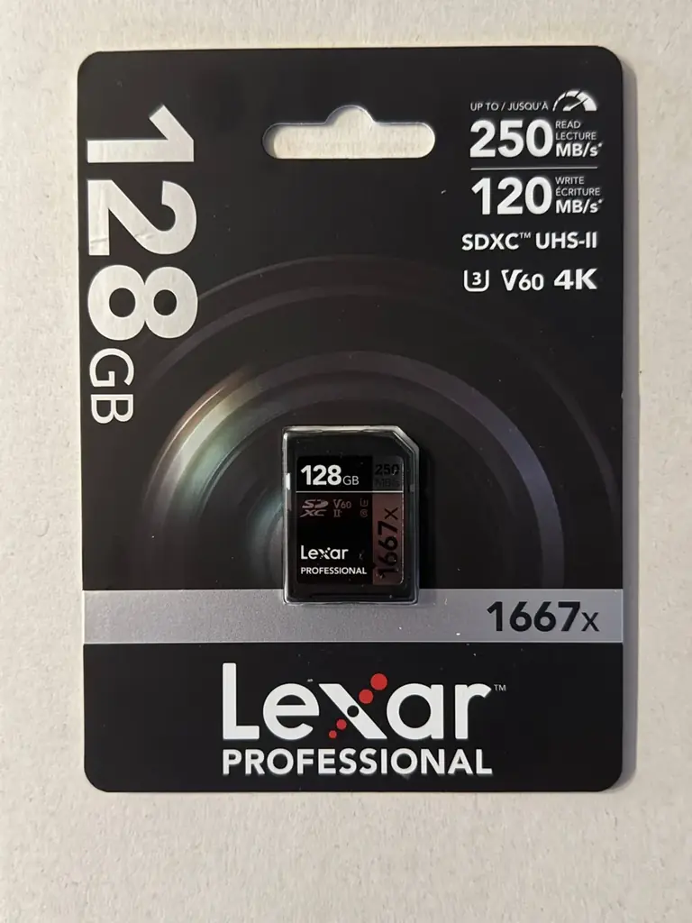 Lexar SILVER Series Professional 1667x UHS-II SDXC Memory 128GB Card