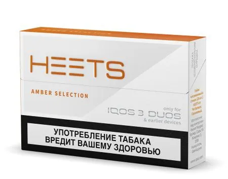 Продам блок стиков Heets Amber Selection из РФ, 350 ₪, Бат-Ям